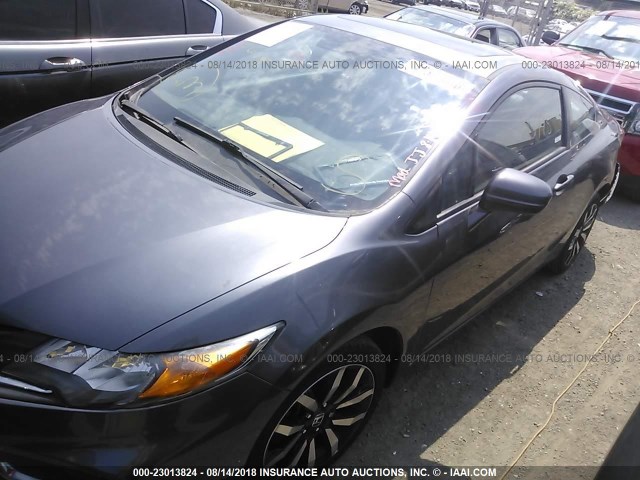 2HGFG3B05FH524920 - 2015 HONDA CIVIC EXL 灰色 照片 2