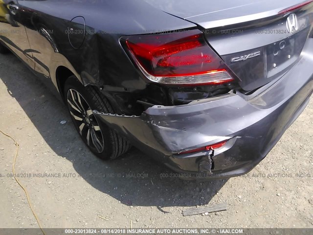 2HGFG3B05FH524920 - 2015 HONDA CIVIC EXL 灰色 照片 6