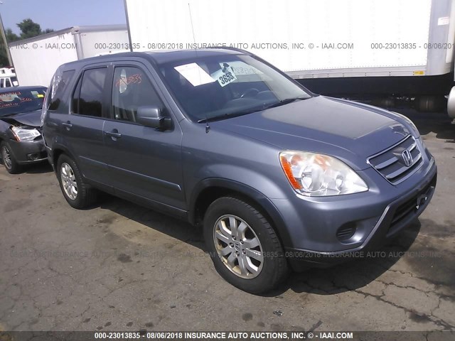 JHLRD78995C008811 - 2005 HONDA CR-V SE/EX GRAY photo 1