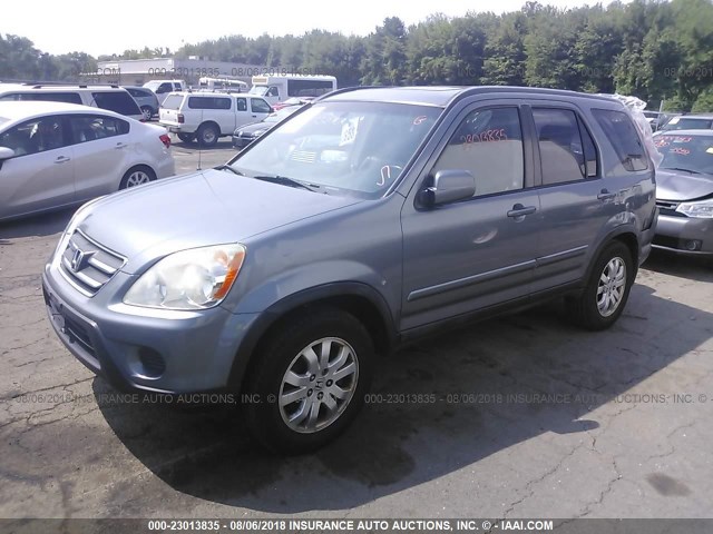 JHLRD78995C008811 - 2005 HONDA CR-V SE/EX GRAY photo 2