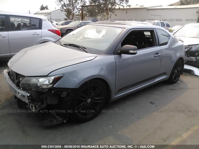 JTKJF5C72D3051487 - 2013 TOYOTA SCION TC 灰色 照片 2