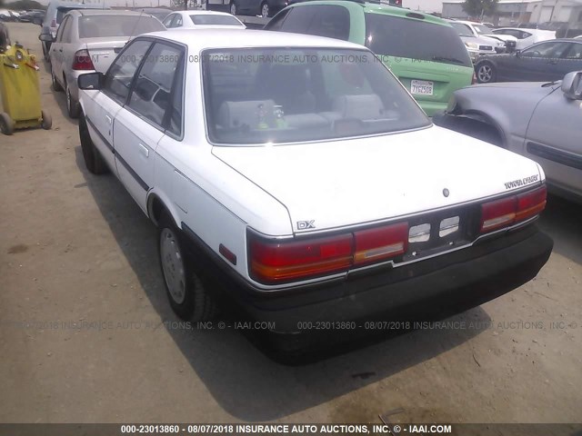 JT2SV21E8M3456325 - 1991 TOYOTA CAMRY DLX WHITE photo 3