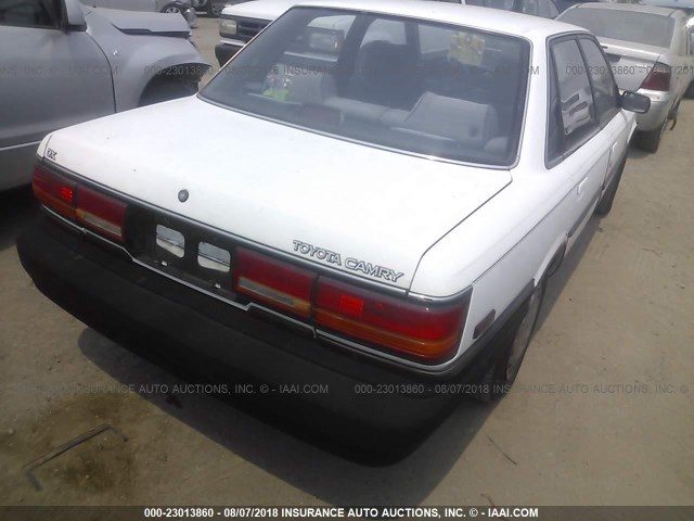 JT2SV21E8M3456325 - 1991 TOYOTA CAMRY DLX WHITE photo 4