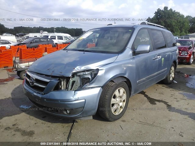 KNDMC233276033048 - 2007 HYUNDAI ENTOURAGE GLS/SE/LIMITED BLUE photo 2