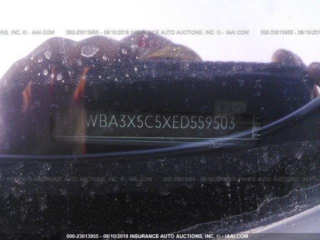 WBA3X5C5XED559503 - 2014 BMW 328 XIGT BLUE photo 9