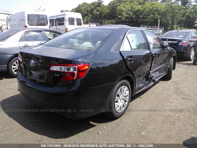 4T1BF1FK0DU695614 - 2013 TOYOTA CAMRY L/SE/LE/XLE 黑色 照片 4