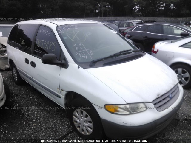 2P4FP2530XR255926 - 1999 PLYMOUTH VOYAGER WHITE photo 1