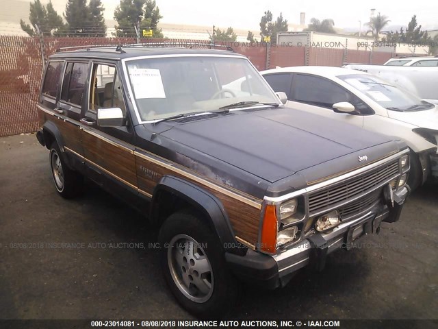 1J4FN78L3KL602468 - 1989 JEEP WAGONEER LIMITED BLUE photo 1