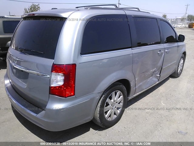 2C4RC1BG0ER441199 - 2014 CHRYSLER TOWN & COUNTRY TOURING SILVER photo 4