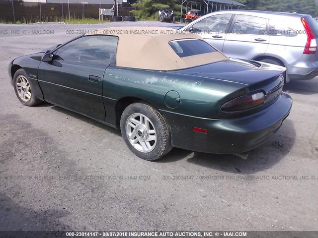 2G1FP32K1V2144533 - 1997 CHEVROLET CAMARO RS GREEN photo 3