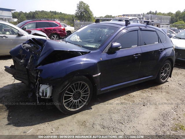 JF1GR8H64CL201159 - 2012 SUBARU IMPREZA WRX STI PURPLE photo 2