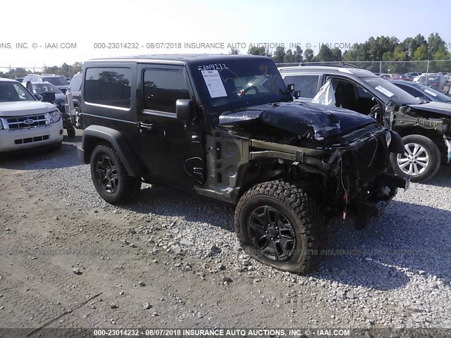 1C4AJWAG7HL642337 - 2017 JEEP WRANGLER SPORT შავი ფოტო 1