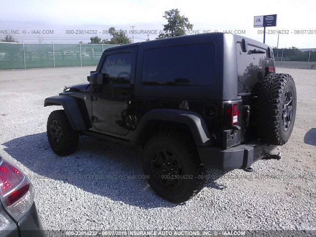 1C4AJWAG7HL642337 - 2017 JEEP WRANGLER SPORT შავი ფოტო 3