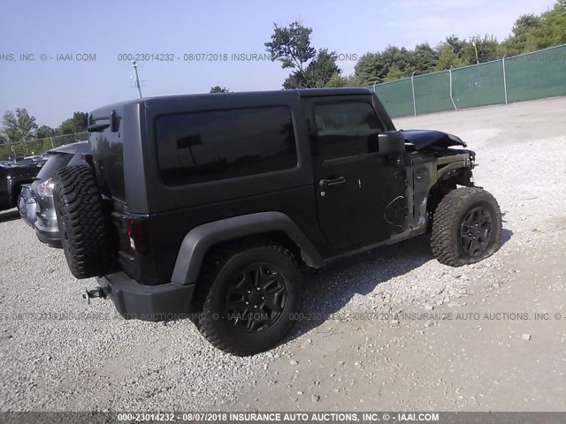 1C4AJWAG7HL642337 - 2017 JEEP WRANGLER SPORT BLACK photo 4