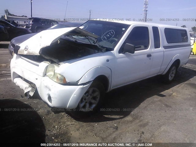 1N6DD26T73C442499 - 2003 NISSAN FRONTIER KING CAB XE WHITE photo 2