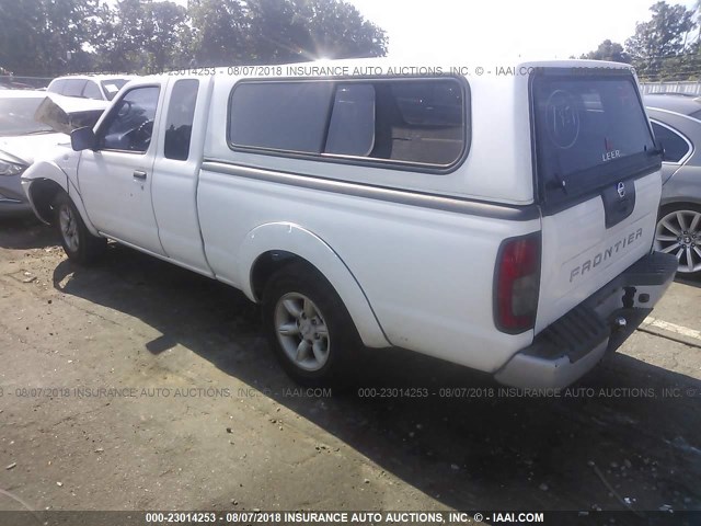 1N6DD26T73C442499 - 2003 NISSAN FRONTIER KING CAB XE WHITE photo 3