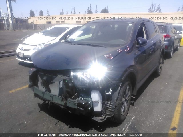 JTMWFREVXJJ733105 - 2018 TOYOTA RAV4 ADVENTURE/XLE 蓝色 照片 2