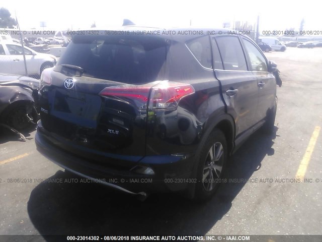 JTMWFREVXJJ733105 - 2018 TOYOTA RAV4 ADVENTURE/XLE 蓝色 照片 4