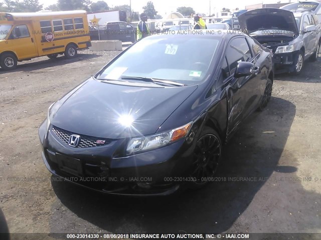 2HGFG4A53CH710065 - 2012 HONDA CIVIC SI BLACK photo 2