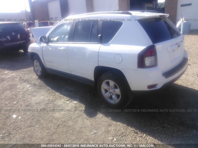 1C4NJCEB6HD160421 - 2017 JEEP COMPASS LATITUDE 白色 照片 3