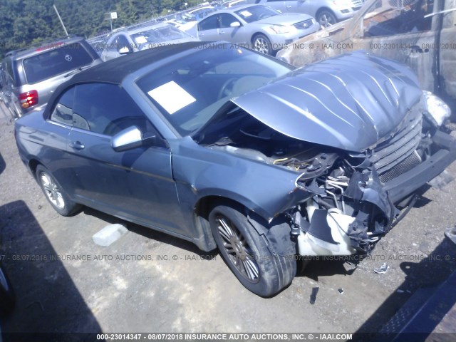 1C3LC55R38N265362 - 2008 CHRYSLER SEBRING TOURING BLUE photo 1