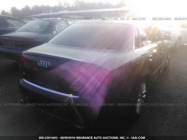 WAUDF78E08A142053 - 2008 AUDI A4 2.0T QUATTRO BLACK photo 4