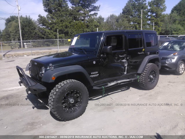 1C4BJWDG5CL245119 - 2012 JEEP WRANGLER UNLIMITE SPORT BLACK photo 2