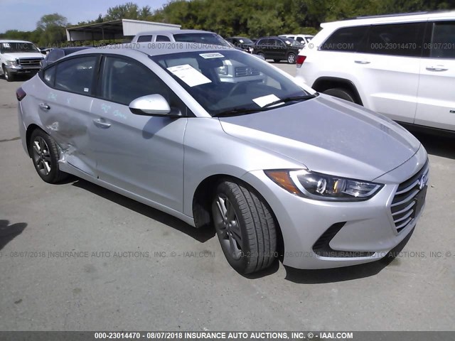 5NPD84LF6JH254236 - 2018 HYUNDAI ELANTRA SEL/VALUE/LIMITED SILVER photo 1