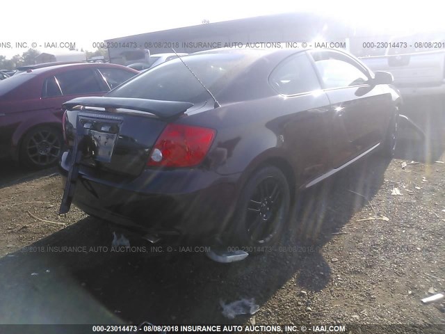 JTKDE167860074619 - 2006 TOYOTA SCION TC 勃艮第红 照片 4