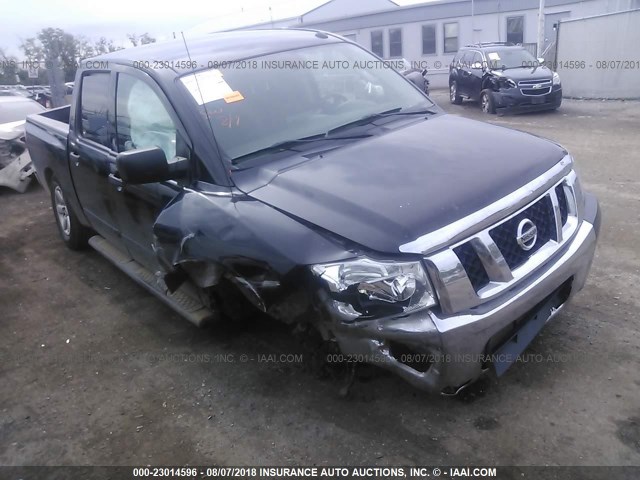 1N6BA0ED3DN313244 - 2013 NISSAN TITAN S/SV/SL/PRO-4X BLACK photo 1