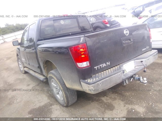 1N6BA0ED3DN313244 - 2013 NISSAN TITAN S/SV/SL/PRO-4X BLACK photo 3