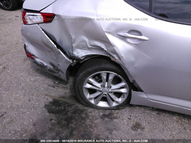 5XXGN4A7XDG161866 - 2013 KIA OPTIMA EX SILVER photo 6