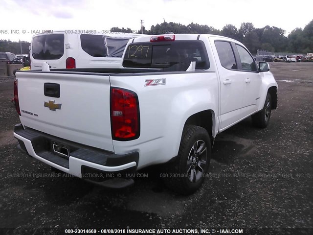 1GCGTDEN1H1146589 - 2017 CHEVROLET COLORADO Z71 WHITE photo 4