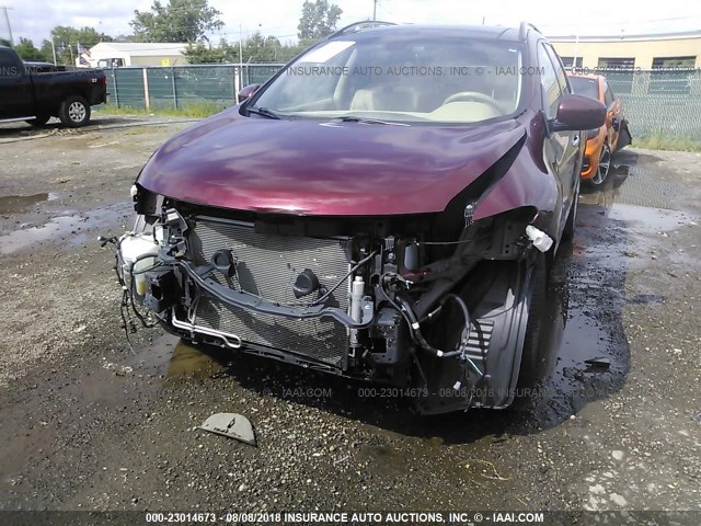 JN8AZ1MW2BW179953 - 2011 NISSAN MURANO S/SL/LE MAROON photo 6