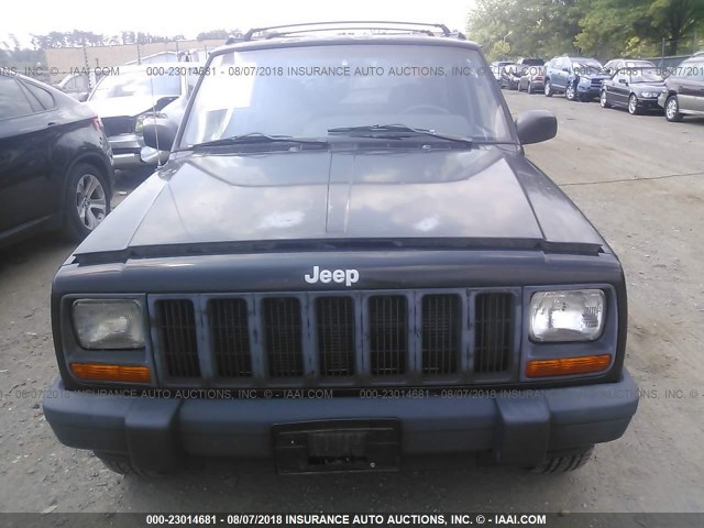 1J4FJ68S0WL275854 - 1998 JEEP CHEROKEE SPORT/CLASSIC BLACK photo 6