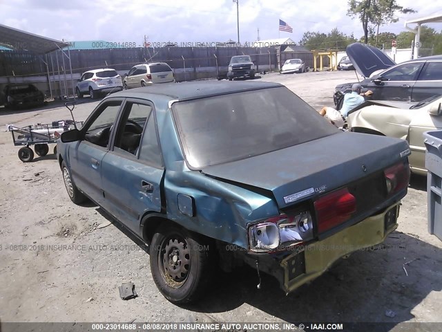 JM1BG2245R0701596 - 1994 MAZDA PROTEGE DX GREEN photo 3