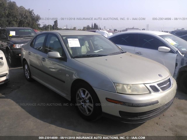 YS3FD49Y361033598 - 2006 SAAB 9-3 GRAY photo 1