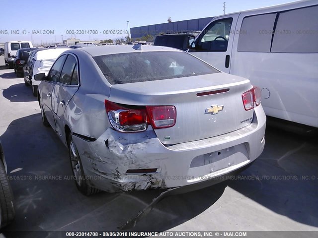 1G11C5SL2FF305899 - 2015 CHEVROLET MALIBU 1LT ვერცხლისფერი ფოტო 3