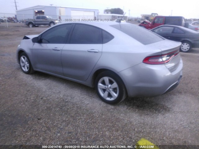 1C3CDFBB2GD629625 - 2016 DODGE DART SXT GRAY photo 3