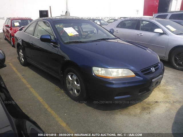 1HGCG325X2A000279 - 2002 HONDA ACCORD EX BLUE photo 1