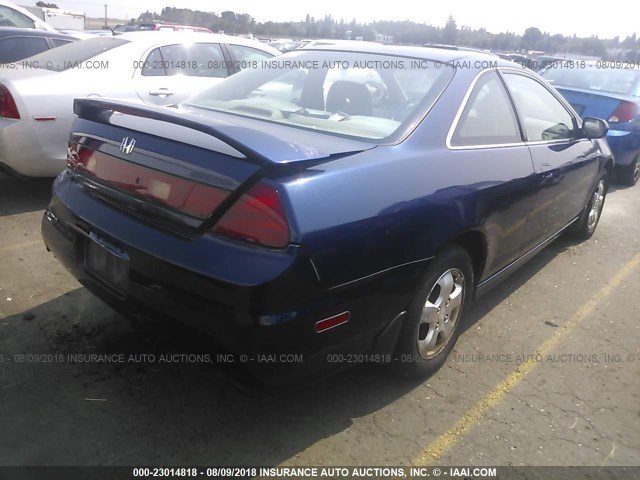 1HGCG325X2A000279 - 2002 HONDA ACCORD EX BLUE photo 4