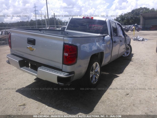 1GCRCPECXJZ305402 - 2018 CHEVROLET SILVERADO C1500 CUSTOM SILVER photo 4