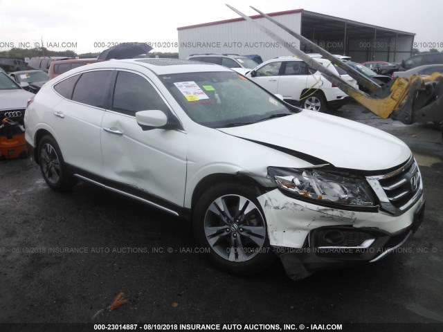 5J6TF2H58FL003768 - 2015 HONDA CROSSTOUR EXL თეთრი ფოტო 1