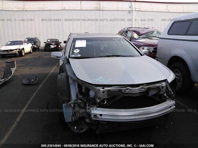 19UUA8F5XAA005591 - 2010 ACURA TL SILVER photo 6