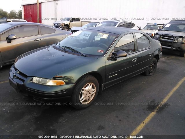 1B3EJ46X4XN664444 - 1999 DODGE STRATUS GREEN photo 2