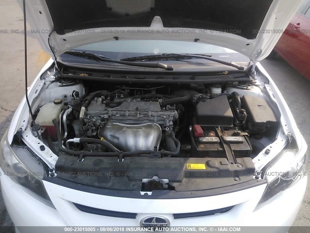 JTKJF5C7XB3021554 - 2011 TOYOTA SCION TC 白色 照片 10