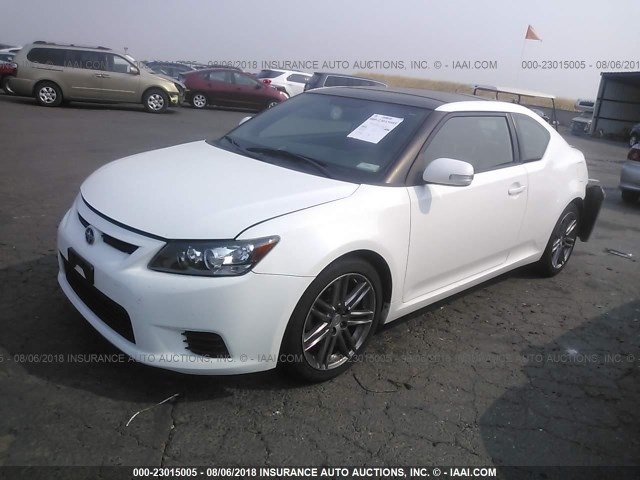 JTKJF5C7XB3021554 - 2011 TOYOTA SCION TC 白色 照片 2