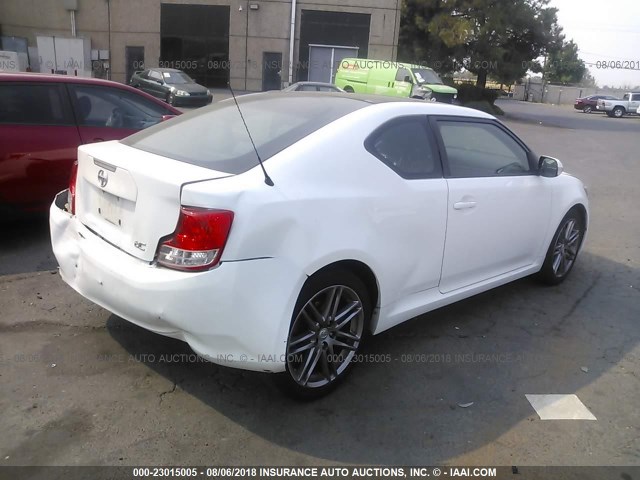 JTKJF5C7XB3021554 - 2011 TOYOTA SCION TC 白色 照片 4