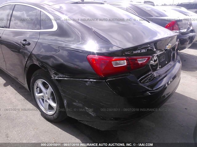 1G1ZB5ST6HF204230 - 2017 CHEVROLET MALIBU LS 黑色 照片 6