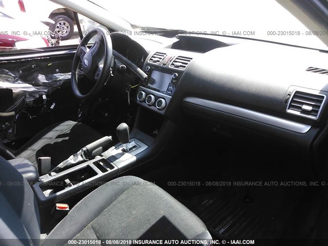 JF2GPACCXF8228377 - 2015 SUBARU XV CROSSTREK 2.0 PREMIUM 灰色 照片 5